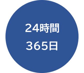 24時間365日